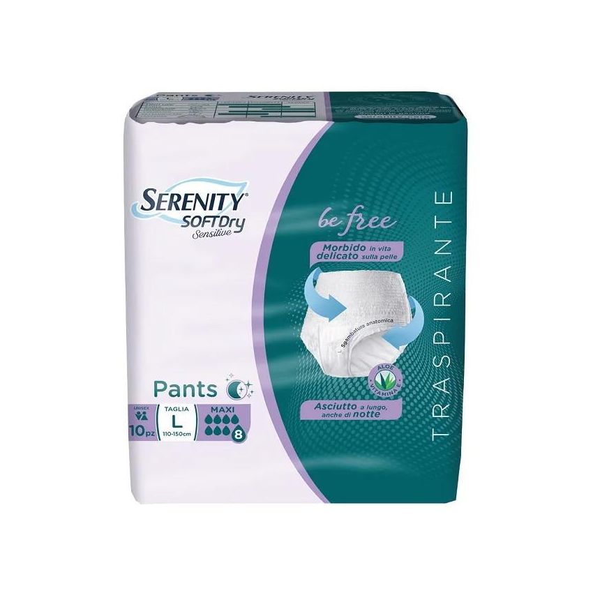 Mutandina Assorbente per Incontinenza Serenity Be Free, Taglia L