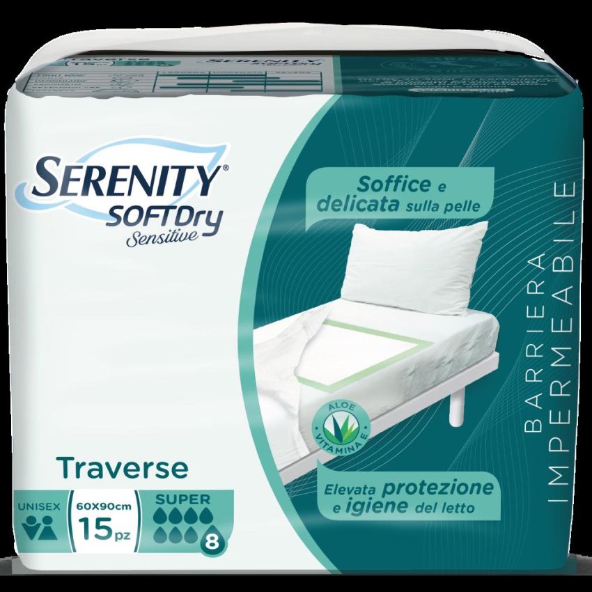 Serenity Traversa Assorbente Super Soft 60x90 - Pacco da 15 Pezzi