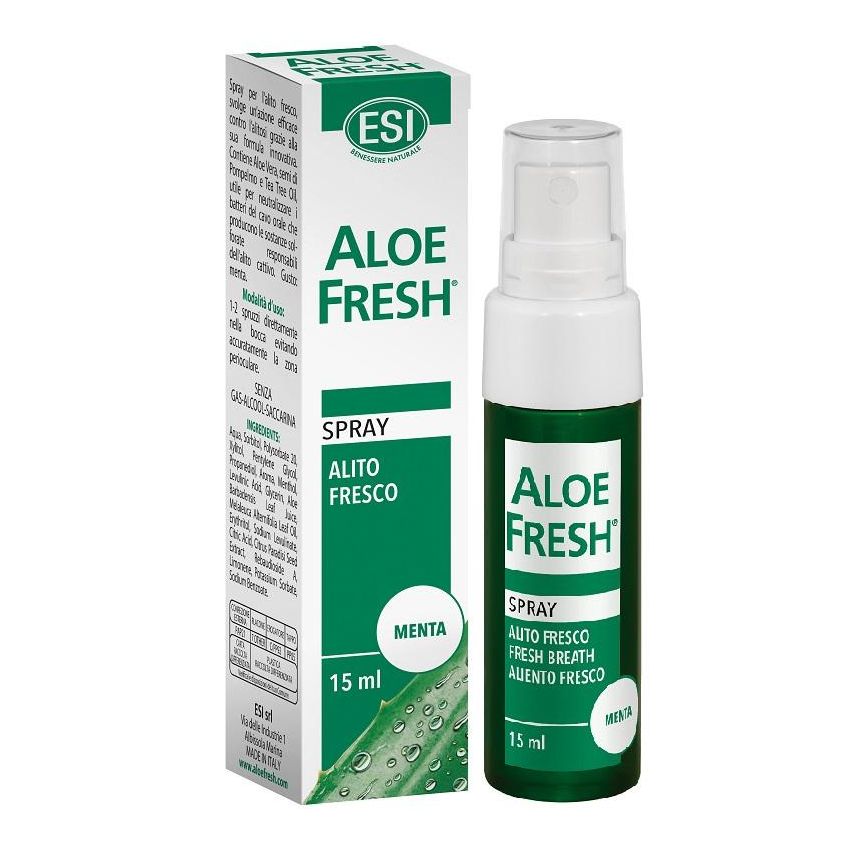 Esi Aloe Fresh Spray per un Alito Fresco, 15ml