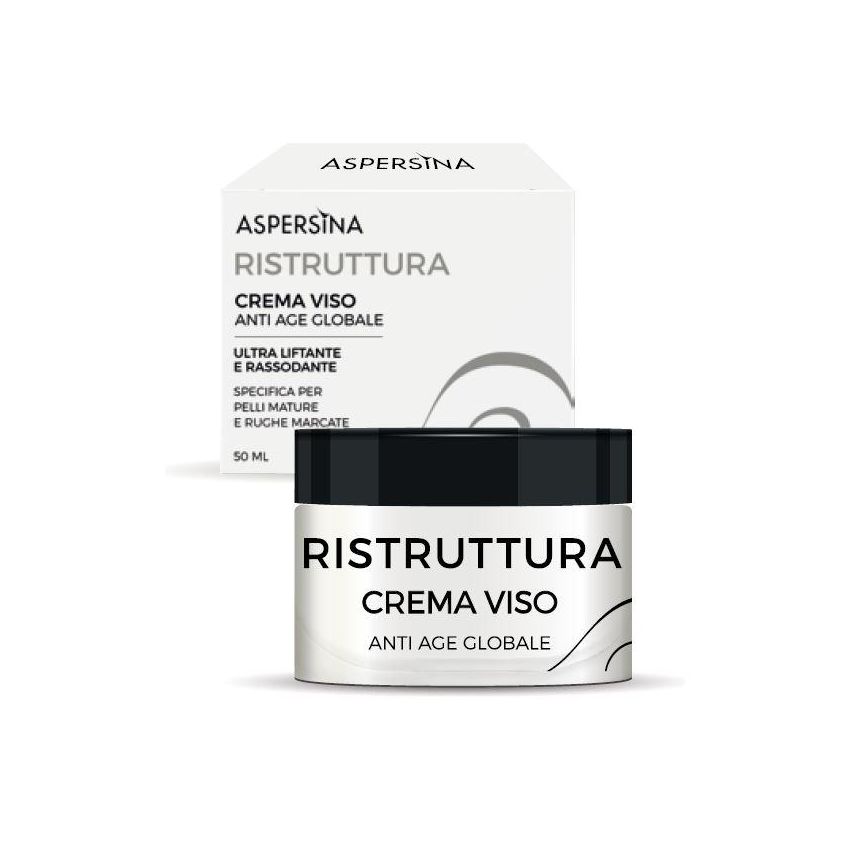 Aspersina Crema Viso Ristrutturante Anti-Age Globale, 50ml