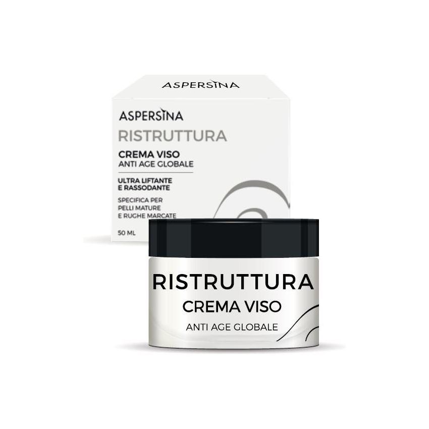 Aspersina Crema Viso Ristrutturante Anti-Age Globale, 50ml