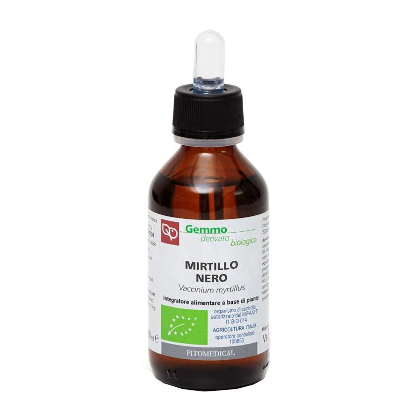 Estratto di Mirtillo Nero Macerato in Glicerina 100ml
