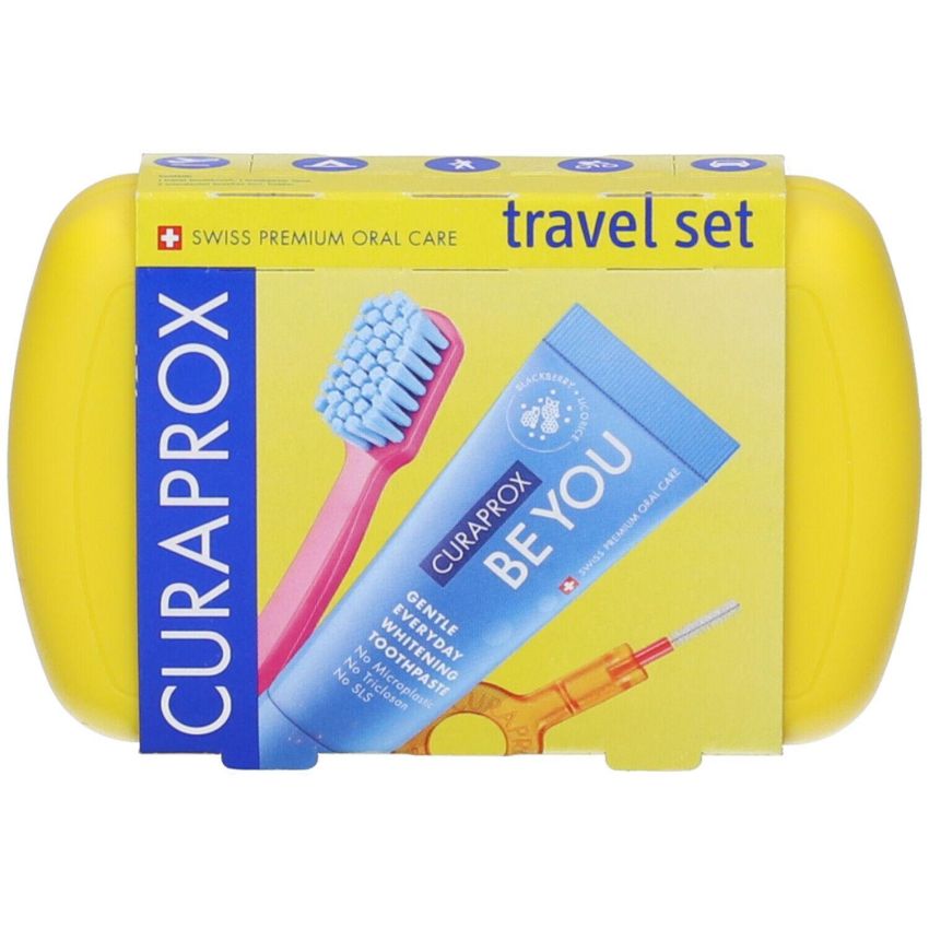 Curaprox Giallo Kit da Viaggio per la Cura Orale