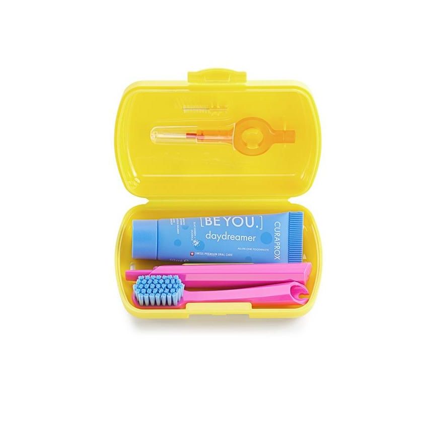 Curaprox Giallo Kit da Viaggio per la Cura Orale