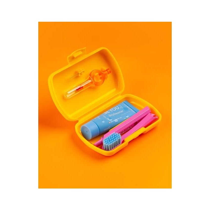 Curaprox Giallo Kit da Viaggio per la Cura Orale