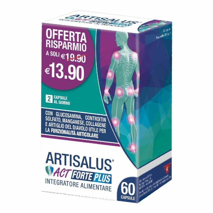 Artisalus Act Forte Plus - Integratore Alimentare 60 Capsule