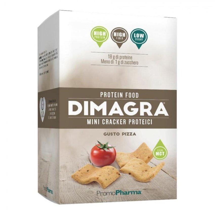 Dimagra - Mini Crackers Proteici al Gusto Pizza - 200g