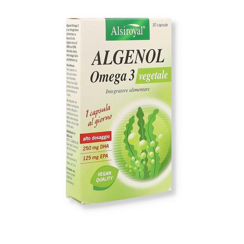 Algenol Omega 3 Vegetariano - 30 Capsule di Origine Vegetale