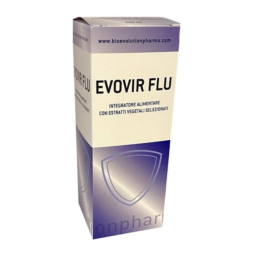 Evovir Flu Relief - Liquido per Sintomi Influenzali - 300ml