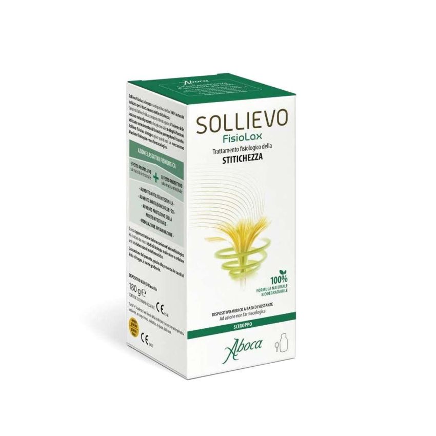 Aboca Fisiolax Sollievo - Sciroppo Naturale per la Digestione, 180g