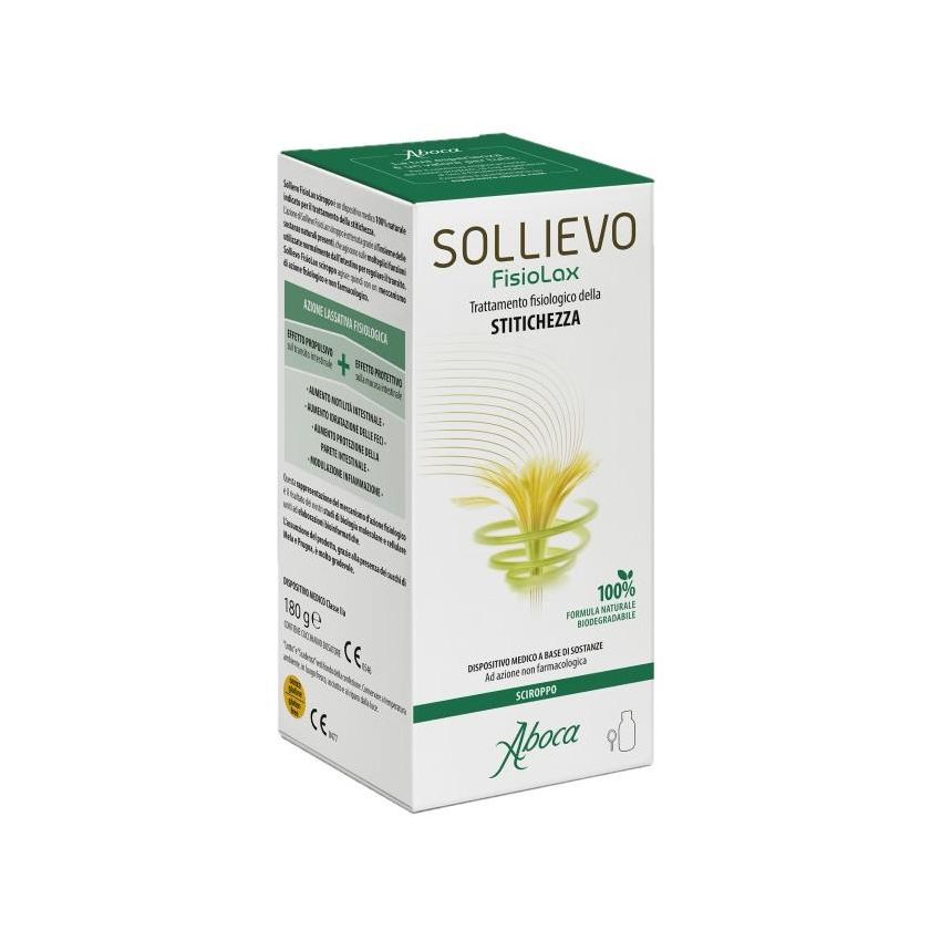 Aboca Fisiolax Sollievo - Sciroppo Naturale per la Digestione, 180g