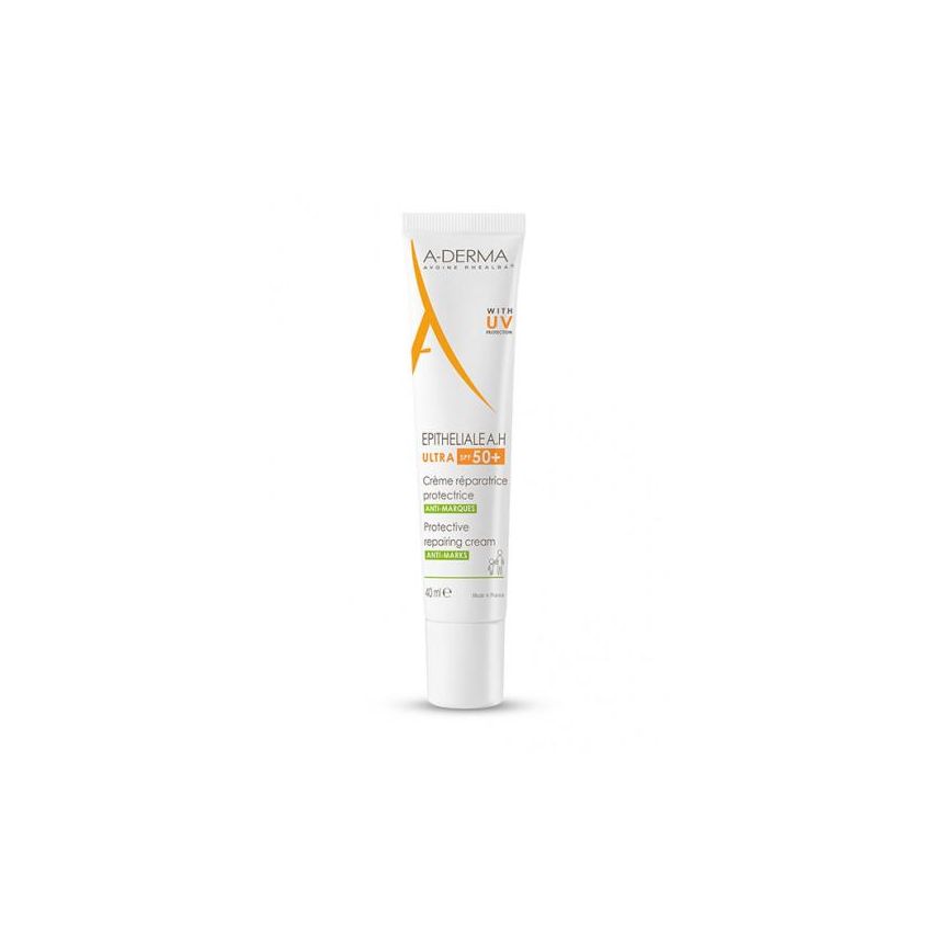 Aderma Epitheliale AH Ultra Crema Ristrutturante Protettiva SPF 50+, 40ml