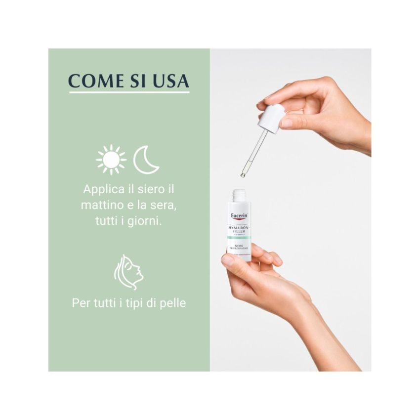 Eucerin Hyaluron-Filler Siero Viso Perfezionatore 30ml