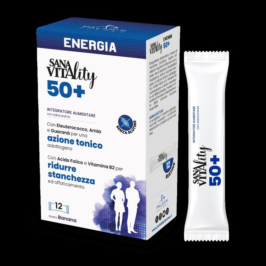 Sanavitality Energia 50+ Liquidi con 12 Stick Pack