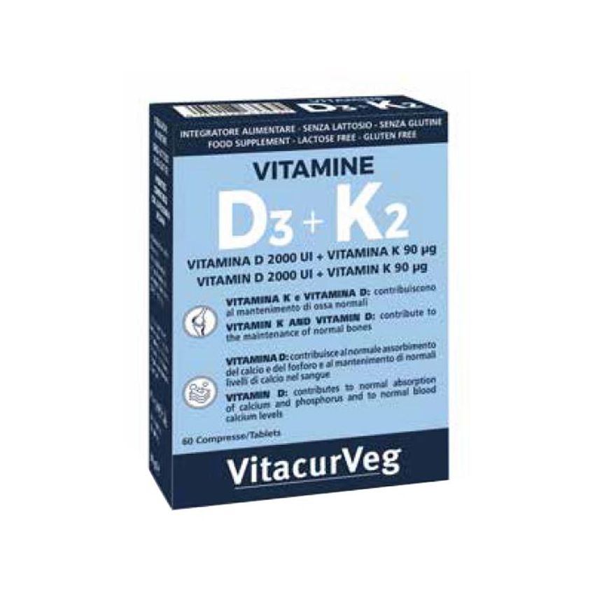 D3+K2 Vitamine - 60 Compresse Nutritive