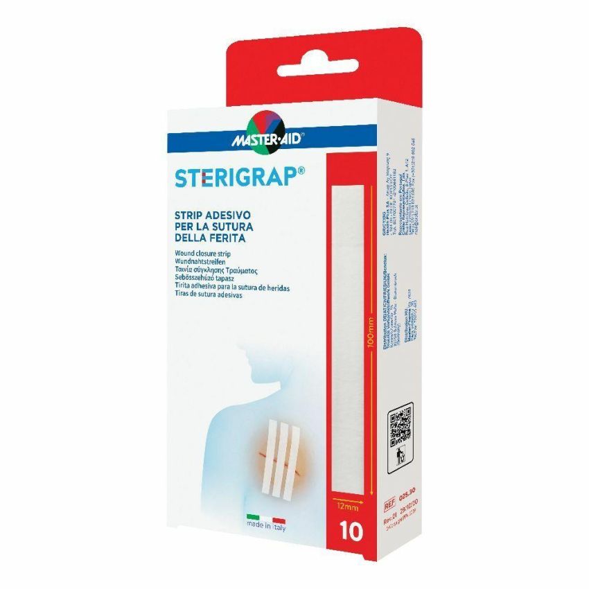 Master-Aid Sterigrap: Strisce Adesive Sterili per Sutura di Ferite