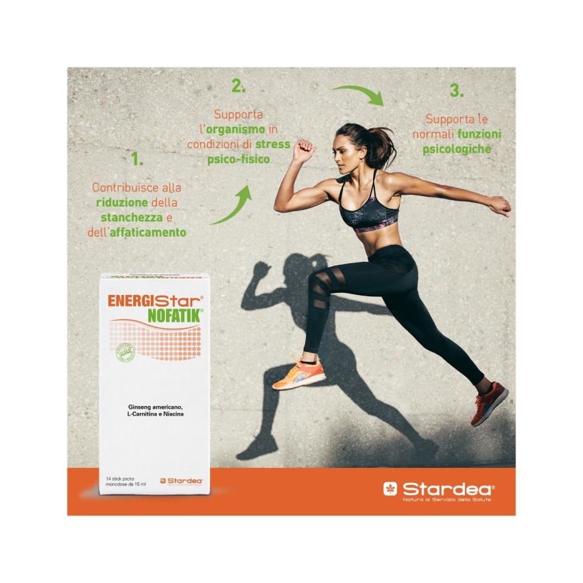 Energistar Nofatik - Stick Pack da 15ml - Confezione da 14 Pezzi