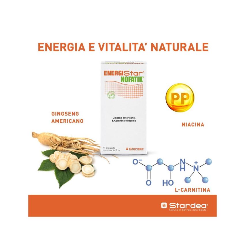 Energistar Nofatik - Stick Pack da 15ml - Confezione da 14 Pezzi