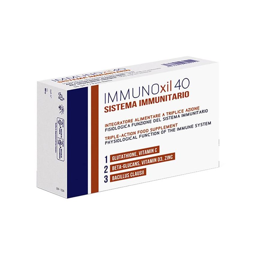 Immunoxil 40 - Sistema Immunitario Supporto Integratore, 40 Compresse