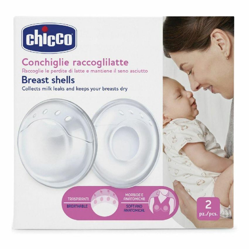 Chicco Raccoltore di Latte in Silicone Conchiglia