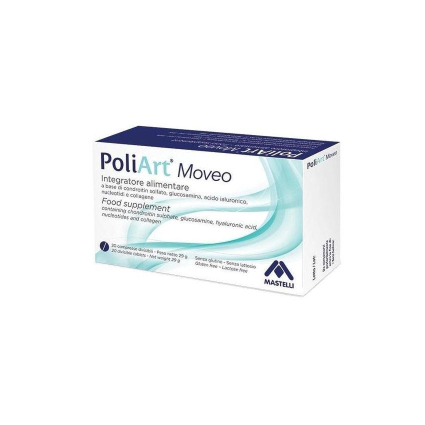 Poliart Moveo - 20 Compresse Divisibili per la Salute Articolare
