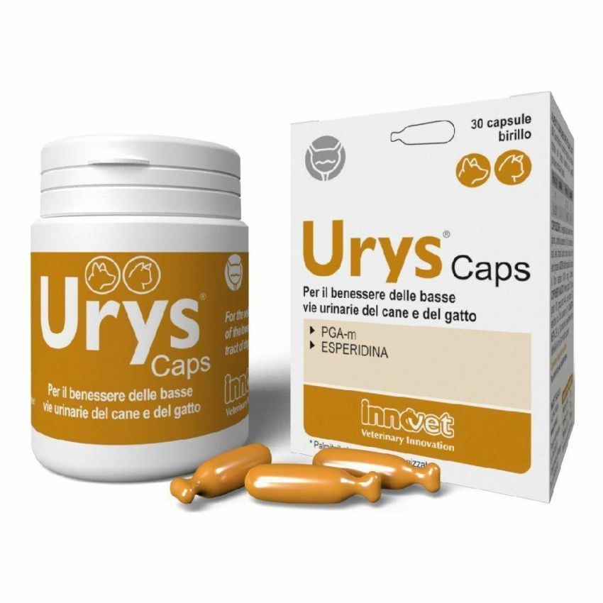 Urys - Capsule Salute e Benessere per Cani e Gatti, 30 Capsule