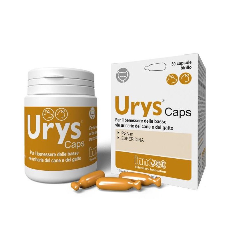 Urys - Capsule Salute e Benessere per Cani e Gatti, 30 Capsule