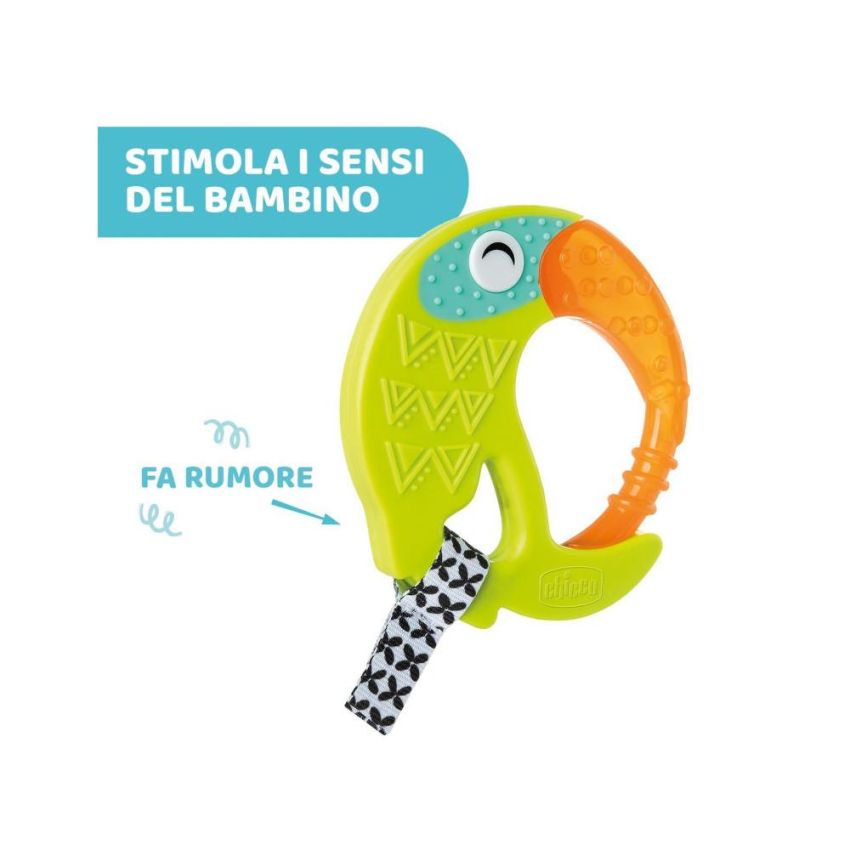 Chicco Tucano - Morditore Refrigerante per Bambini (Dai 6 Mesi in su)
