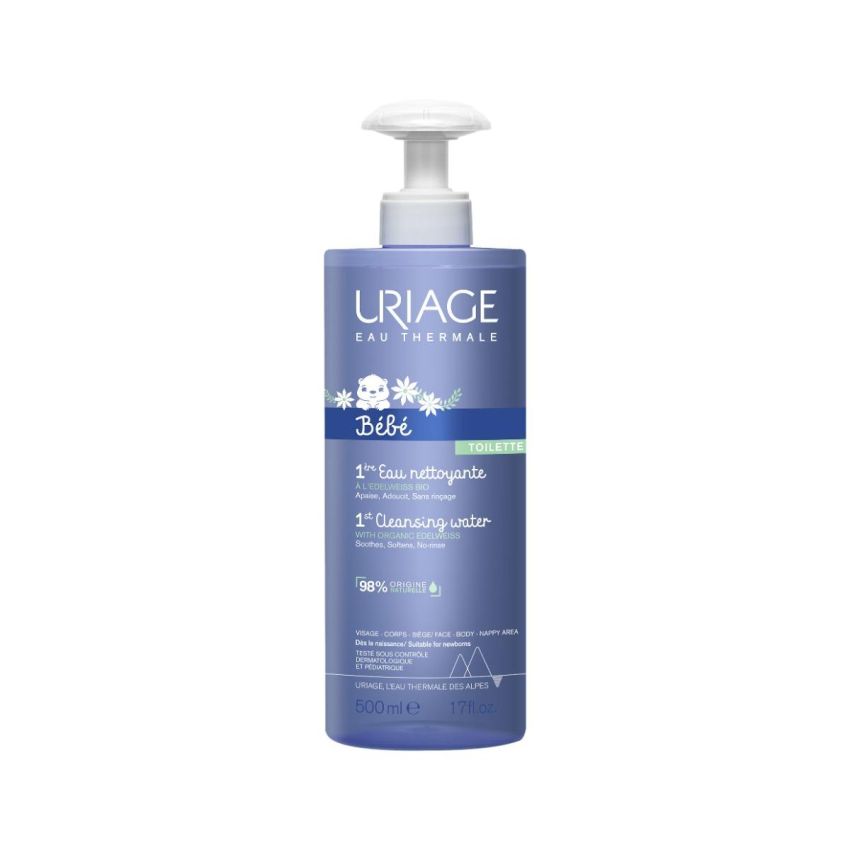 Uriage Bebe - Acqua Detergente Delicata per Bambini, 500ml