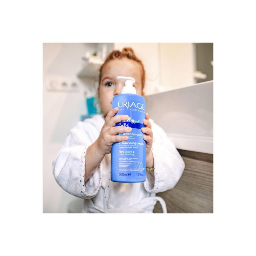 Crema Lavante Uriage Bébé 500ml per Bambini