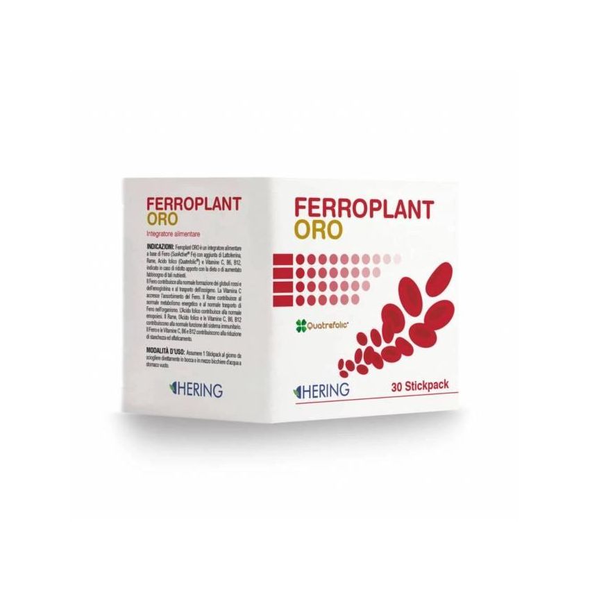 Oro Ferroplant - 30 Stickpacks per il Potenziamento delle Piante