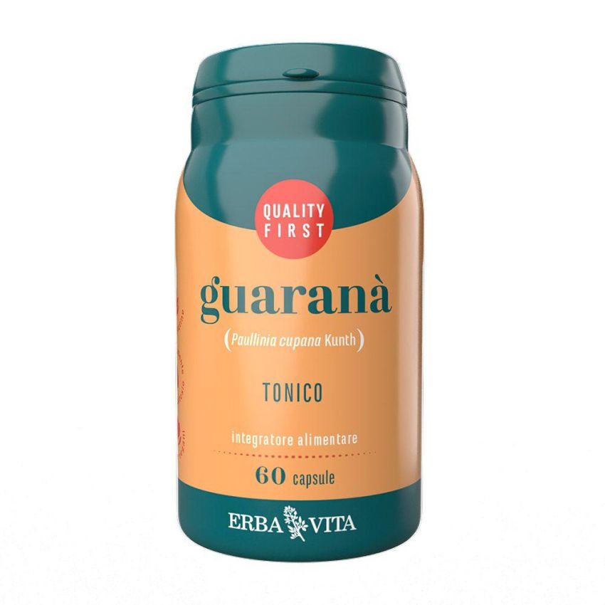 Erba Vita Guaran Energizzante Naturale - 60 Capsule