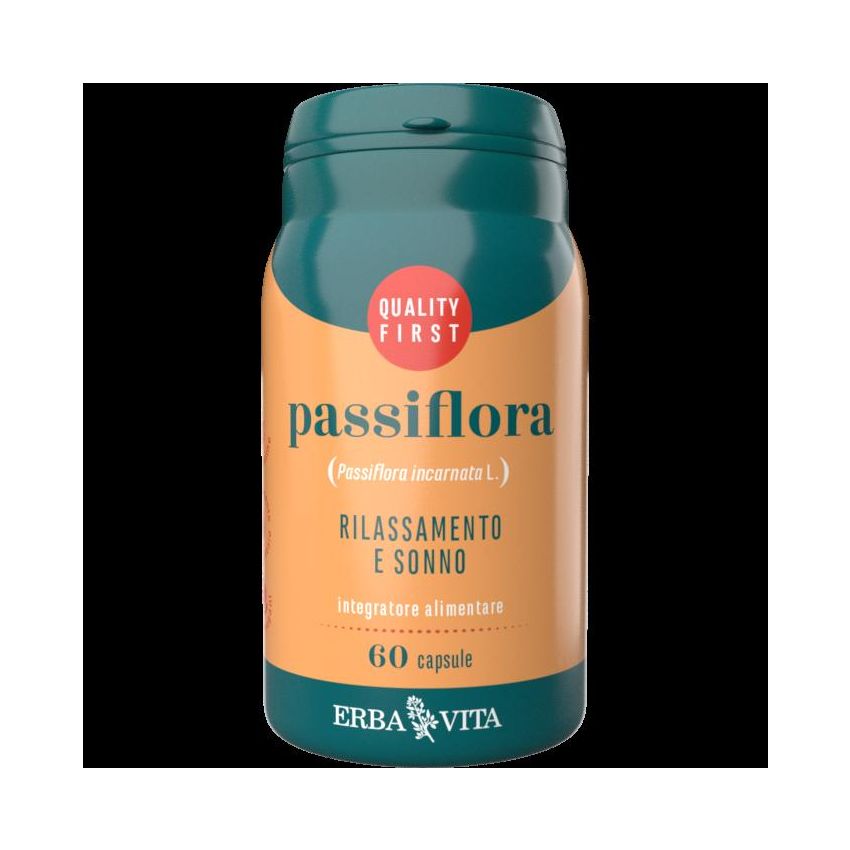 Erba Vita Passiflora - Integratore Naturale, 60 Capsule