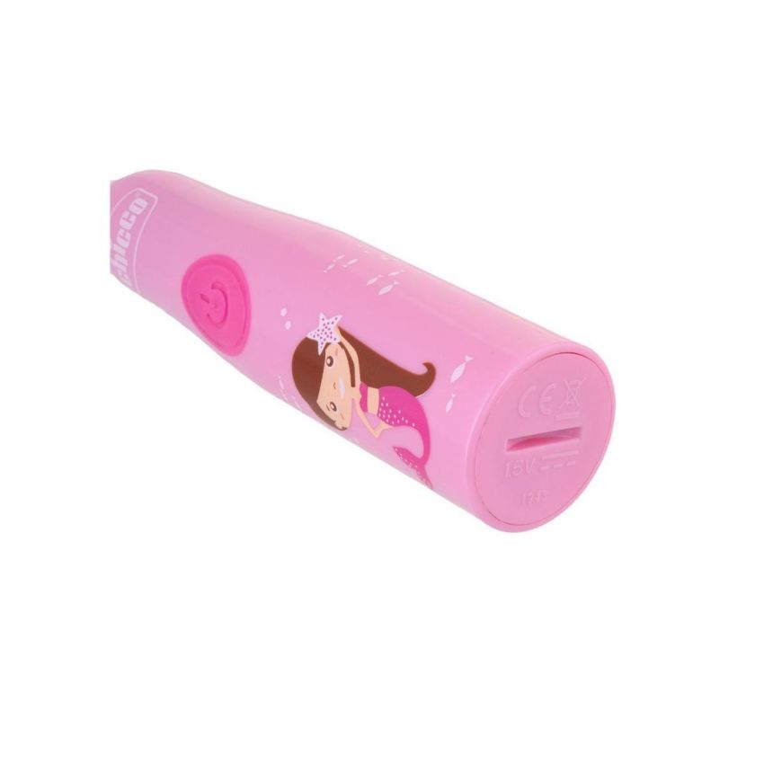 Spazzolino Elettrico Rosa Chicco per Bambina dai 3 Anni+