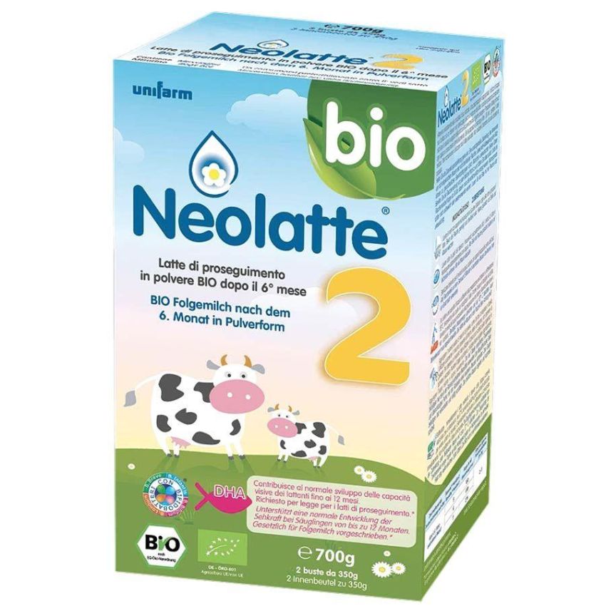 Neolatte 2 Bio - Latte di Proseguimento Biologico in Polvere, 6M+