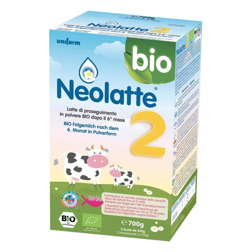 Neolatte 2 Bio - Latte di Proseguimento Biologico in Polvere, 6M+