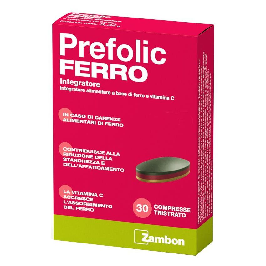 Prefolic Ferro: 30 Compresse per la Salute del Ferro