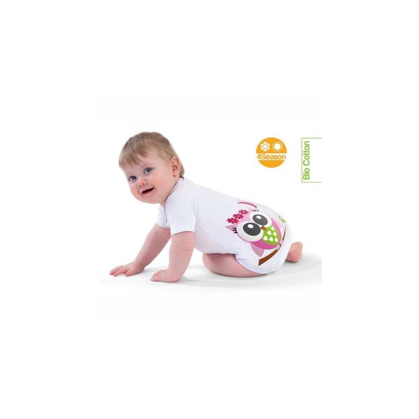 Set di 3 Body in Cotone Biologico per Bambina - J Bimbi