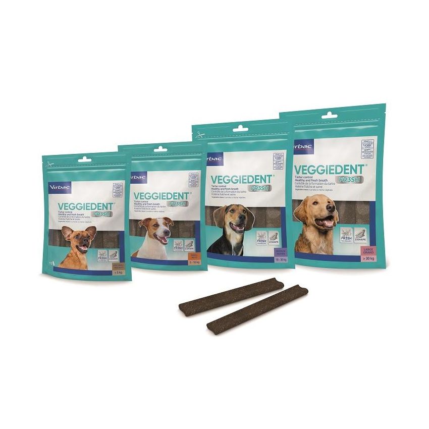 Veggiedent FR3SH Medium Size Dental Sticks - Pack of 15