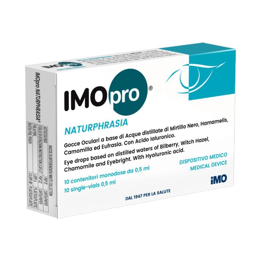 Imopro Naturphrasia Monodose - Gocce Oculari Naturali da 10 Pezzi