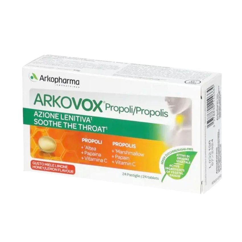 Arkopharma Arkovox Miele Limone - Compresse con Propoli per la Gola
