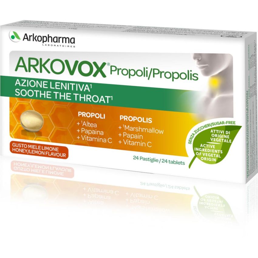 Arkopharma Arkovox Miele Limone - Compresse con Propoli per la Gola