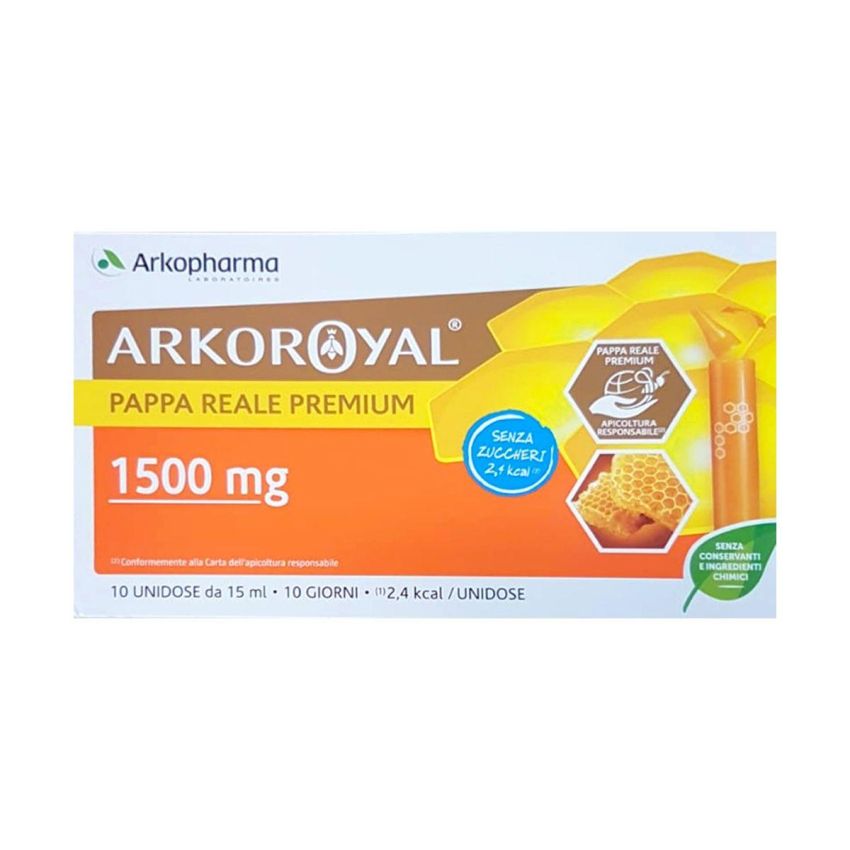Arkopharma Arkoroyal Pappa Reale 1500mg - 10 Flaconcini da 15ml