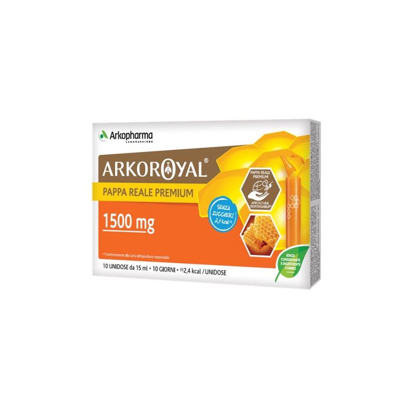 Arkopharma Arkoroyal Pappa Reale 1500mg - 10 Flaconcini da 15ml