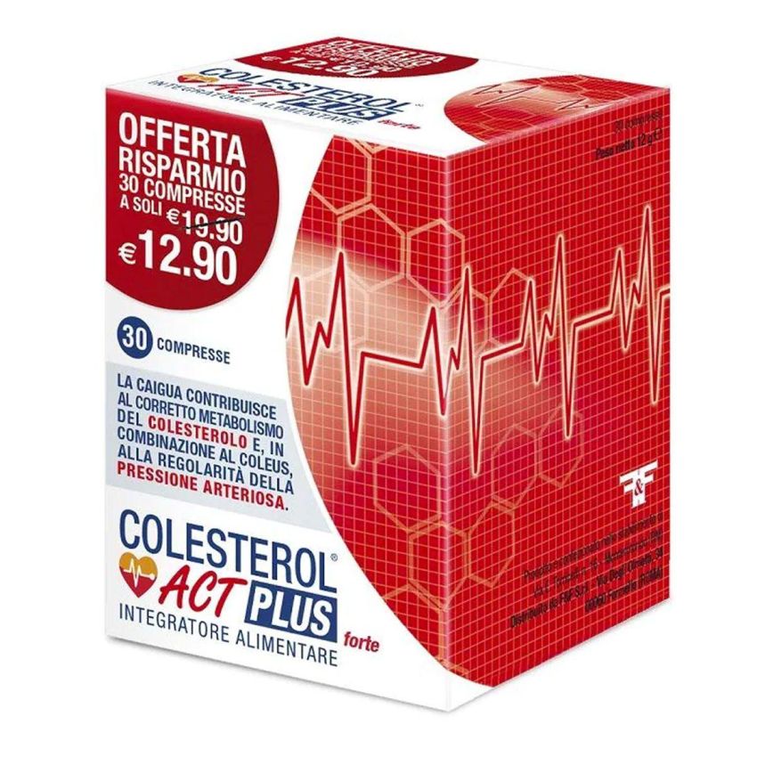 Colesterol Act Plus Forte - 30 Compresse