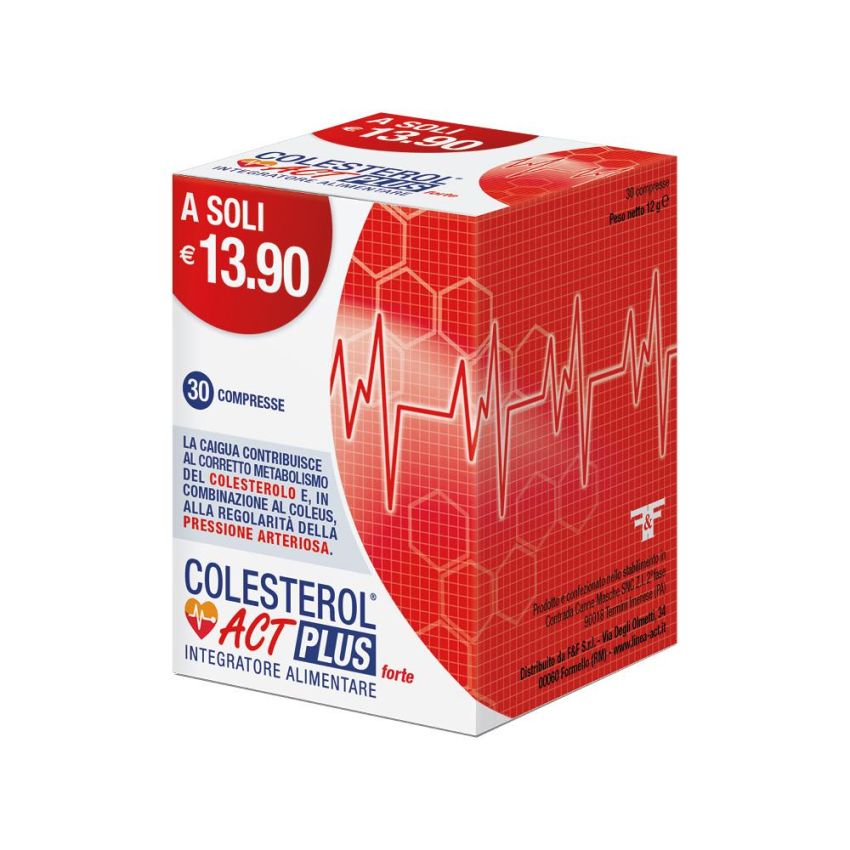 Colesterol Act Plus Forte - 30 Compresse