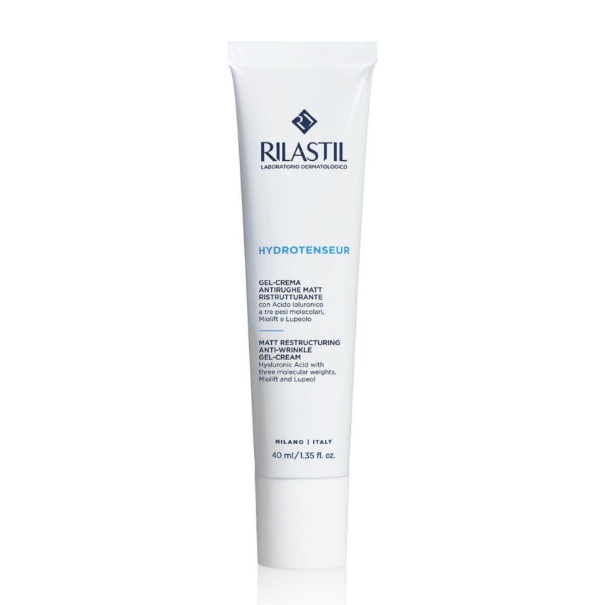 Rilastil Hydrotenseur Matt - Crema Antirughe Ristrutturante in Gel, 40ml