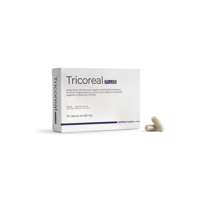 Tricoreal Plus - Integrazione Nutrizionale per Capelli Sani, 30 Capsule