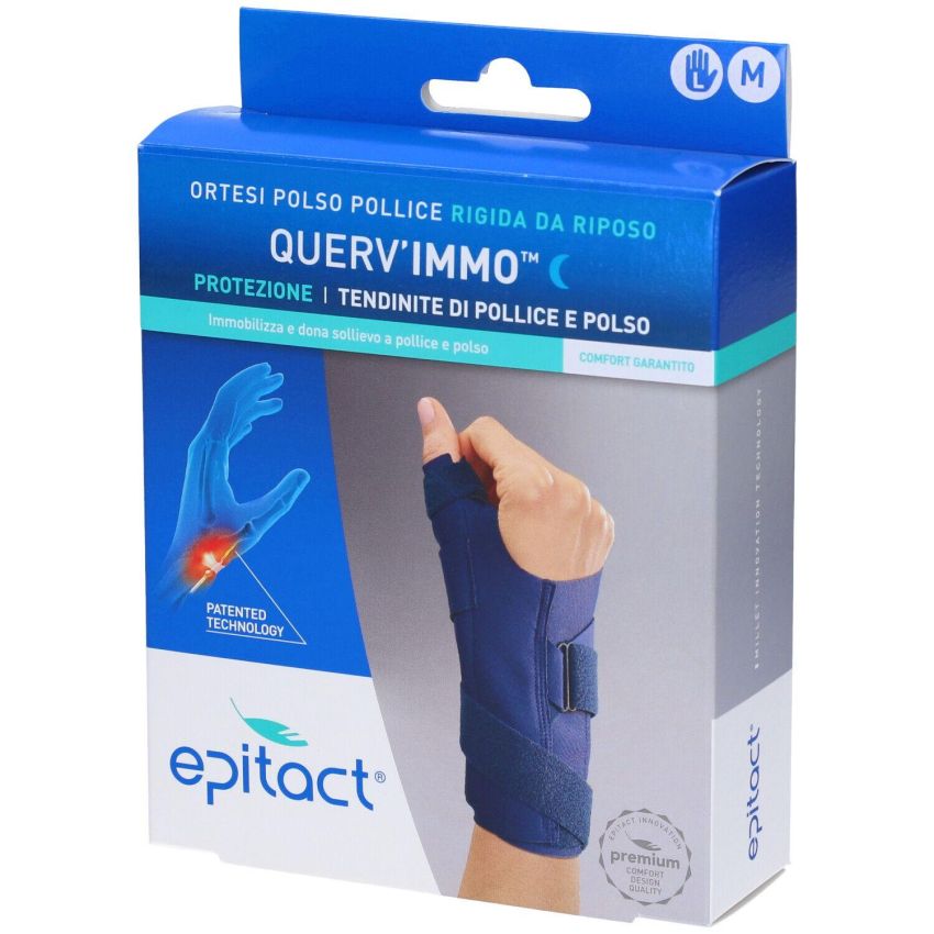 Epitact Querv'Immo - Supporto per Tendinite di Polso e Pollice, Taglia M