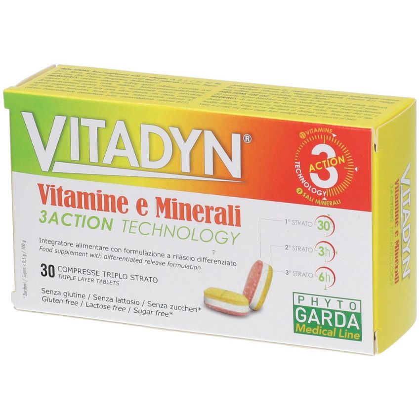 Vitadyn - Vitamine e Minerali a Rilascio Programmato, 30 Compresse